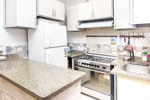 냉장고, 전자레인지, 오븐, 쿡탑