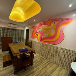 Steam room, body treatments, hot stone massages, deep-tissue massages