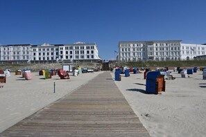 On the beach