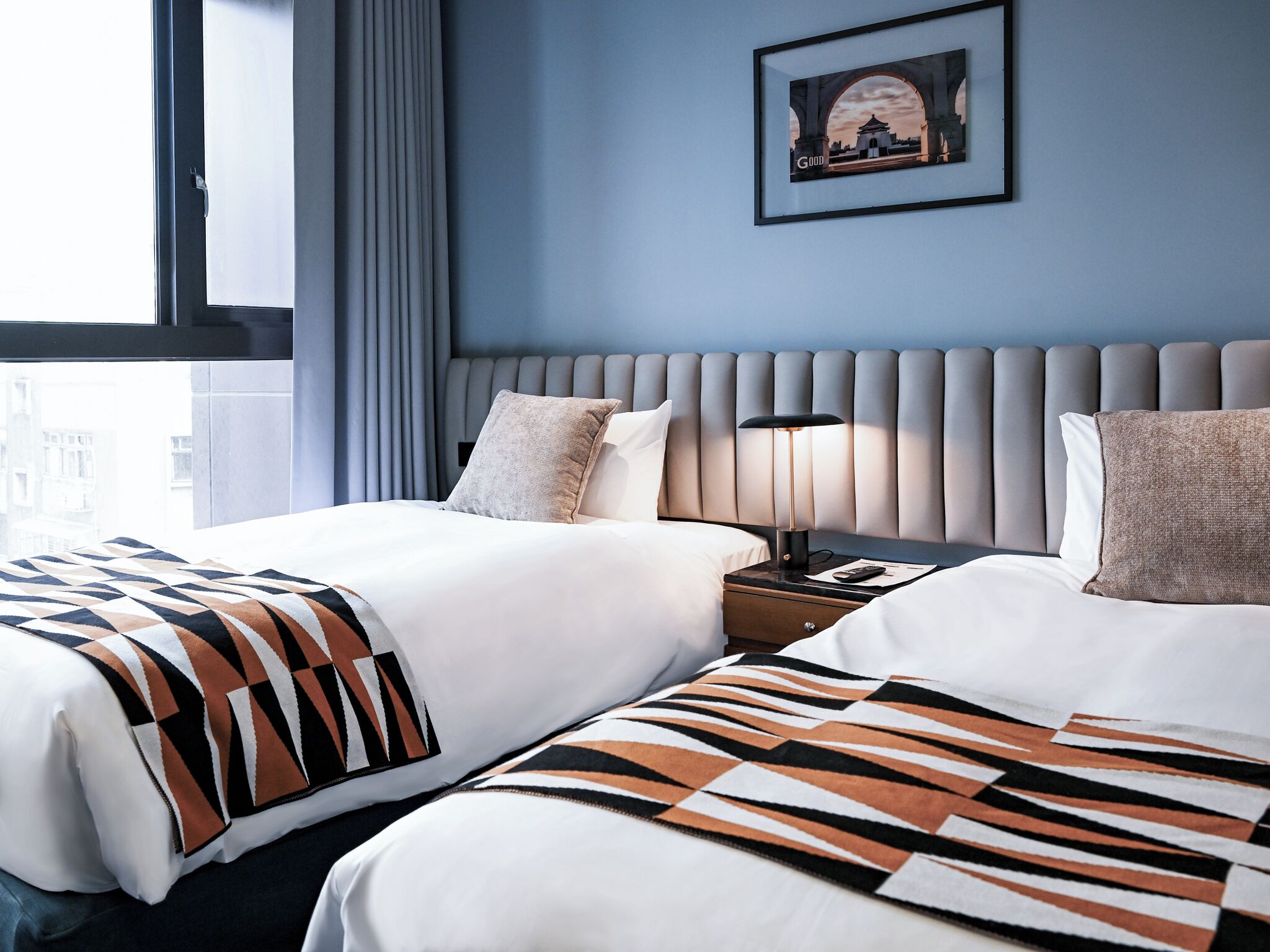 Superior Twin Room | In-room safe, desk, laptop workspace, blackout curtains