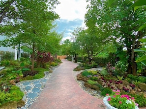 Pemandangan taman