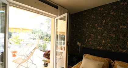 Lovely apartment with AC and a large terrace - pool in the residence.