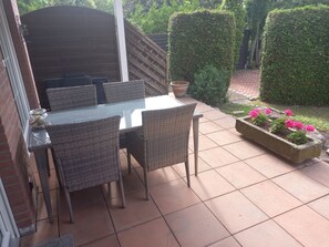 Outdoor dining - Ferienwohnung Hasse, 1-4 Pers (Ascheberg)