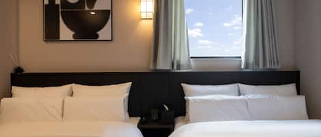 Twin kamer | Luxe beddengoed, gratis wifi, beddengoed