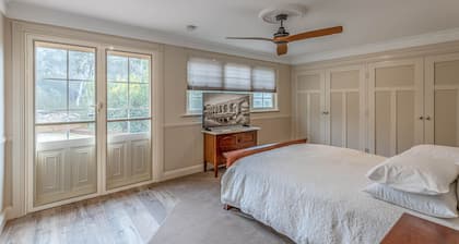 Our Miner's Suite has it all including outdoor terrace and private garden.