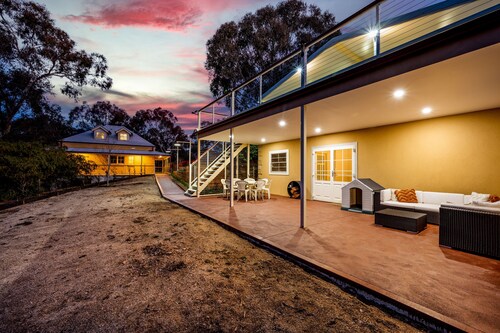 Our Miner's Suite has it all including outdoor terrace and private garden.