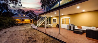 Our Miner's Suite has it all including outdoor terrace and private garden.