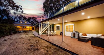 Our Miner's Suite has it all including outdoor terrace and private garden.