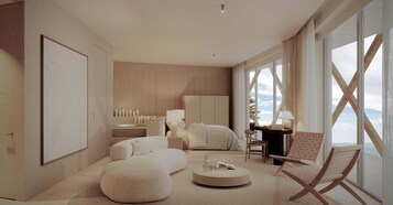 Suite | 客房内保险箱、办公桌、免费 WiFi、床单