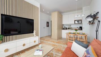 Căn hộ, 1 phòng ngủ, ban công, đối diện biển | 1 phòng ngủ, bộ trải giường