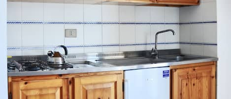 Lägenhet | Eget kök | Kylskåp, mikrovågsugn och grytor/köksredskap