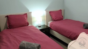 2 bedrooms, WiFi, bed sheets