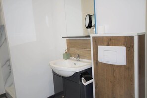 Een douche, een haardroger