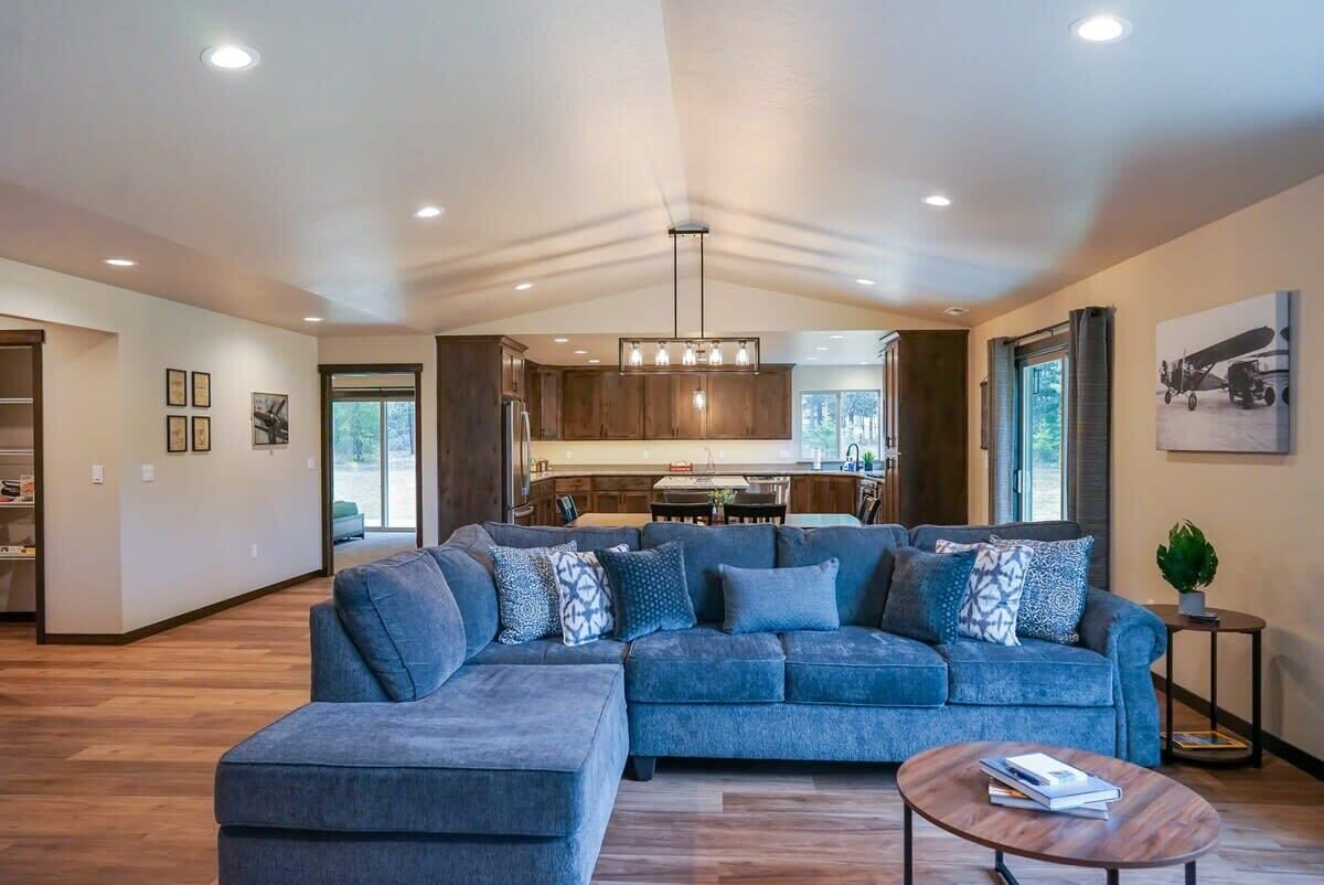 New home: 2 patios, 4 acres
