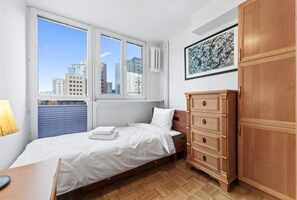 Apartemen Comfort, Bebas Asap Rokok | 3 kamar tidur, setrika/meja setrika, Wi-Fi gratis, dan seprai linen