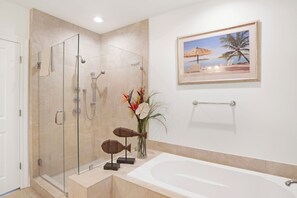 Shower, towels - Waterfront 2BR at The Wharf • Sleeps 6 • Amazing Views • Oasis Pool (Orange Beach)