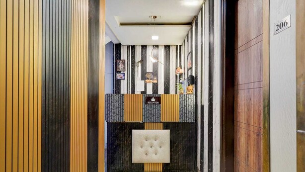 Mostrador para check-in y check-out