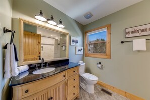 Regadera y secadora de cabello 