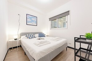 Standardlejlighed - flere soveværelser - 2 badeværelser (Portofino Apartment Sea View Dream) | 2 soveværelser, Wi-Fi (tillægsgebyr), sengetøj