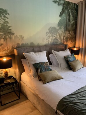 1 bedroom, in-room safe, desk, iron/ironing board - Appartement Design Terrasse Prado (Marseille)