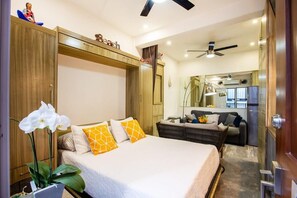 1 quarto, escrivaninha, ferros/tábuas de passar roupa, Wi-Fi