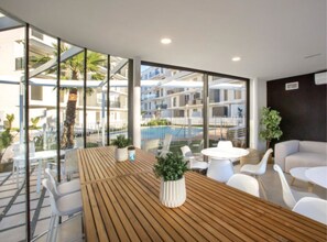 Outdoor dining - Apartment Denia Marina Real III P (Denia)