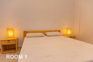 4 soverom, strykejern/-brett, reiseseng for barn og wi-fi (inkludert)
