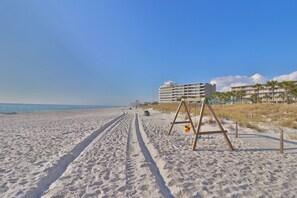 On the beach