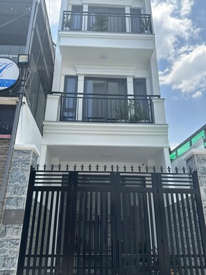 Fassade der Unterkunft