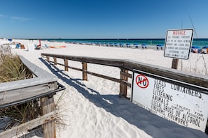 On the beach
