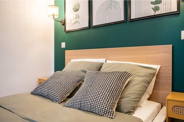 1 bedroom, iron/ironing board, WiFi, bed sheets - Appartement Moderne, Parking Gratuit (Rouen)