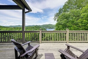 House (4 Bedrooms) | Interior - Water Views! Group-friendly Lake Glenville Home (Cullowhee)