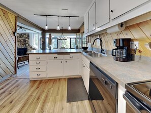 Condo, 2 Bedrooms | Private kitchen | Fridge, oven, coffee/tea maker, toaster - Spacious Slopeside Location by RedAwning (Mammoth Lakes)