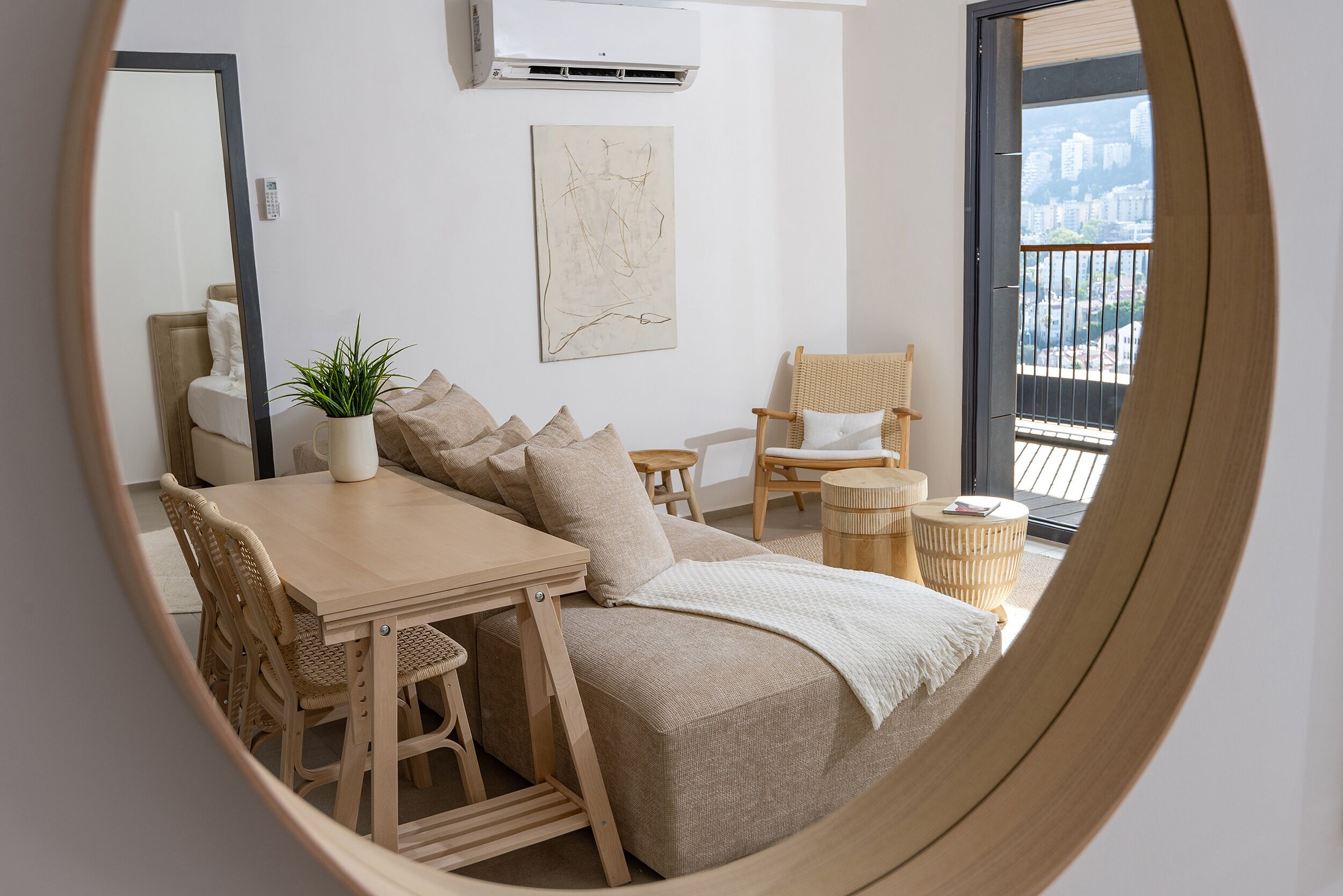 Luxury-Apartment, 1 Schlafzimmer | Wohnbereich | Fernseher