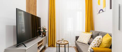 City Apartment | 1 bedroom, individually decorated, individually furnished, desk