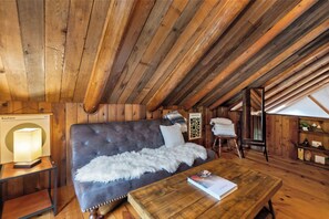 TV, fireplace, offices