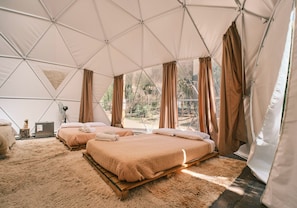 Family Triple Room | Egyptian cotton sheets, premium bedding, down comforters