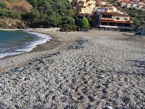 On the beach
