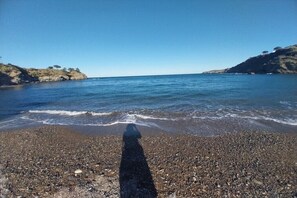 On the beach