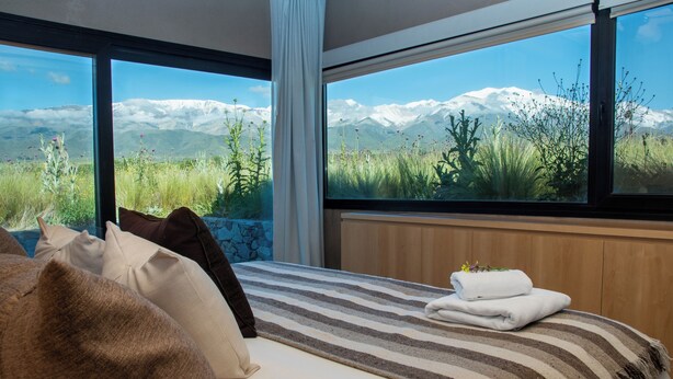 Chambre Deluxe, vue sur la montagne | 1 chambre, draps en coton égyptien, literie de qualité, couette en duvet