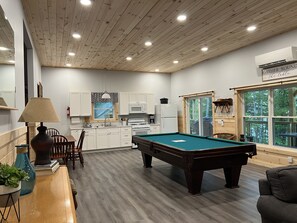 Games room - Toddy Haven: a lakefront condo near Acadia (Orland)