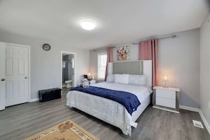 5 bedrooms, iron/ironing board, travel crib, WiFi