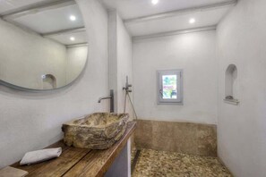Shower, hair dryer