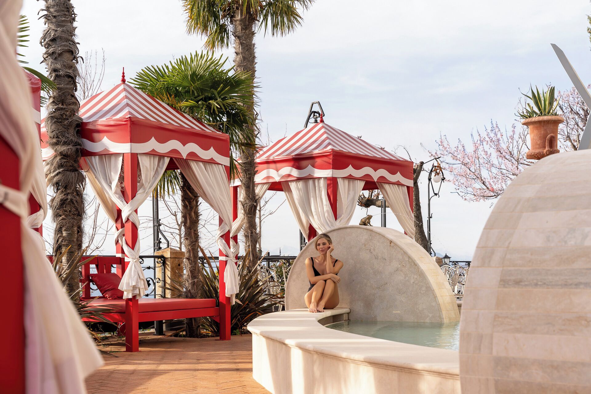 Indoor pool, seasonal outdoor pool