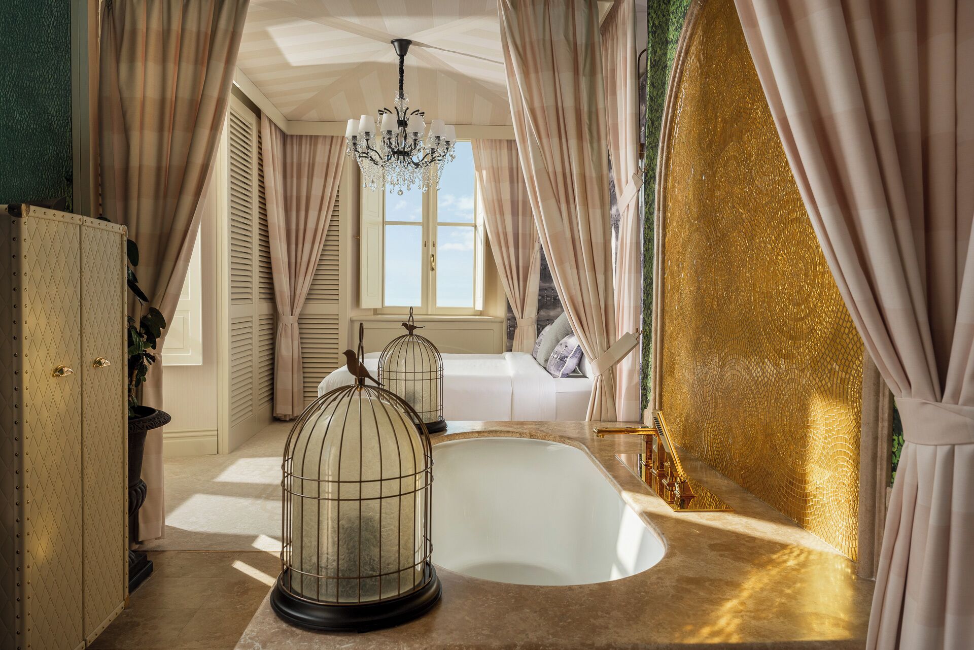 Egyptian cotton sheets, premium bedding, down duvets, memory-foam beds