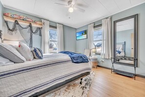 5 habitaciones, tabla de planchar con plancha y cuna de viaje 