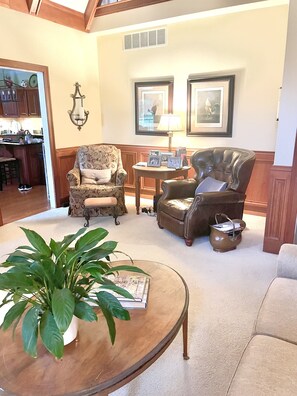 Smart-tv och eldstad