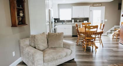 Home built in 2021. Quiet neighborhood, two stories 3 bedroom 2.5 bath.