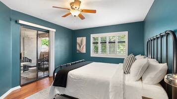 2 habitaciones, tabla de planchar con plancha, wifi y ropa de cama