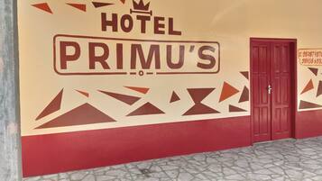 Fassade der Unterkunft